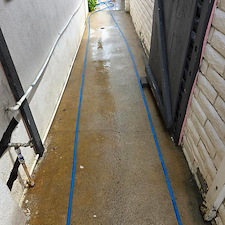Poolside Concrete & Side Pathway Cleaning in Rancho Palos Verdes, CA 1